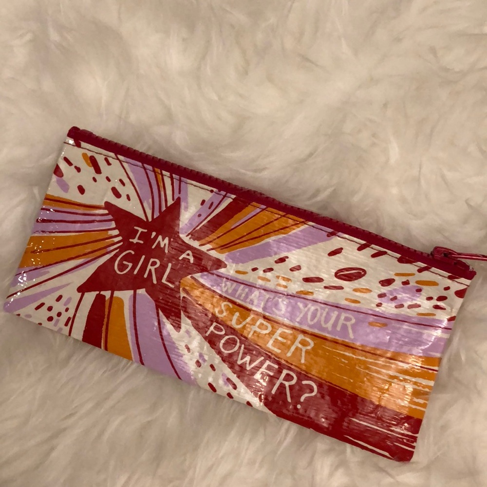 ⭐️ NWT “I’m a girl, what’s your superpower?” Bag